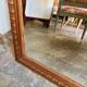 Moulded wooden mirror 52 x 45 cm