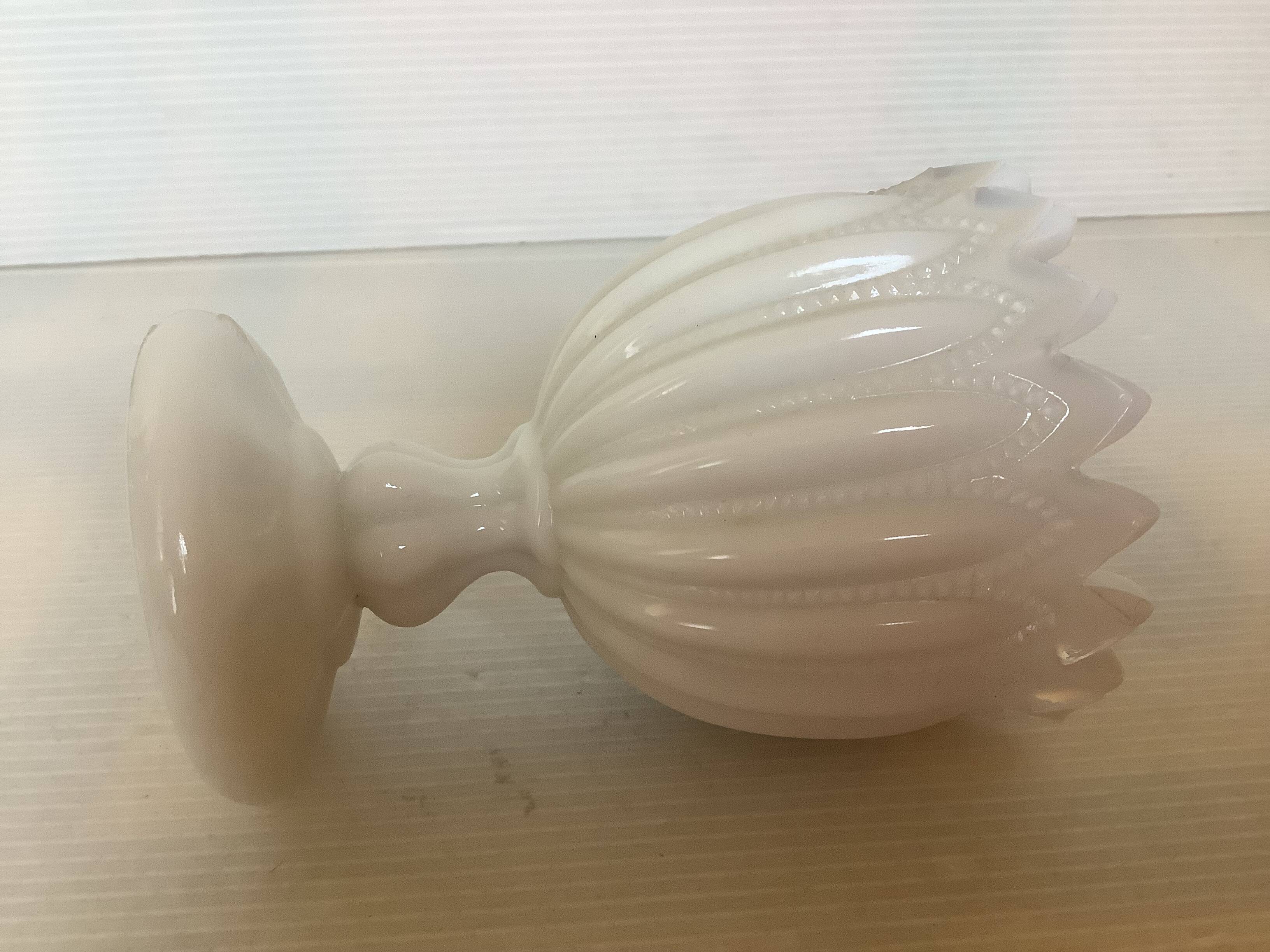 Opaline pearl chalice ring