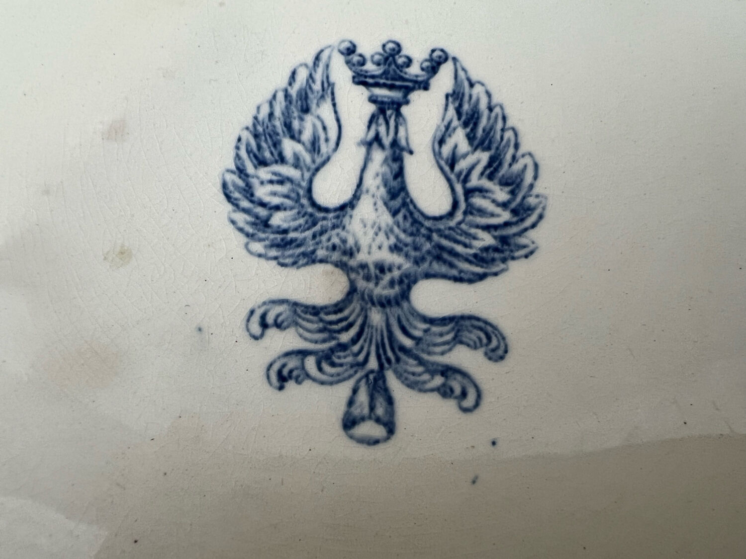 Standing Cup Luneville thistle and cross of Lorraine