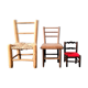 Three miniature chairs