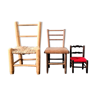 Three miniature chairs