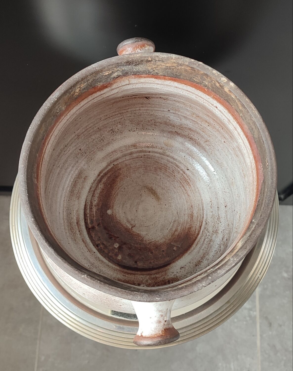 Ceramic soup pot La Hulotte, Ateliers Pierlot, Ratilly