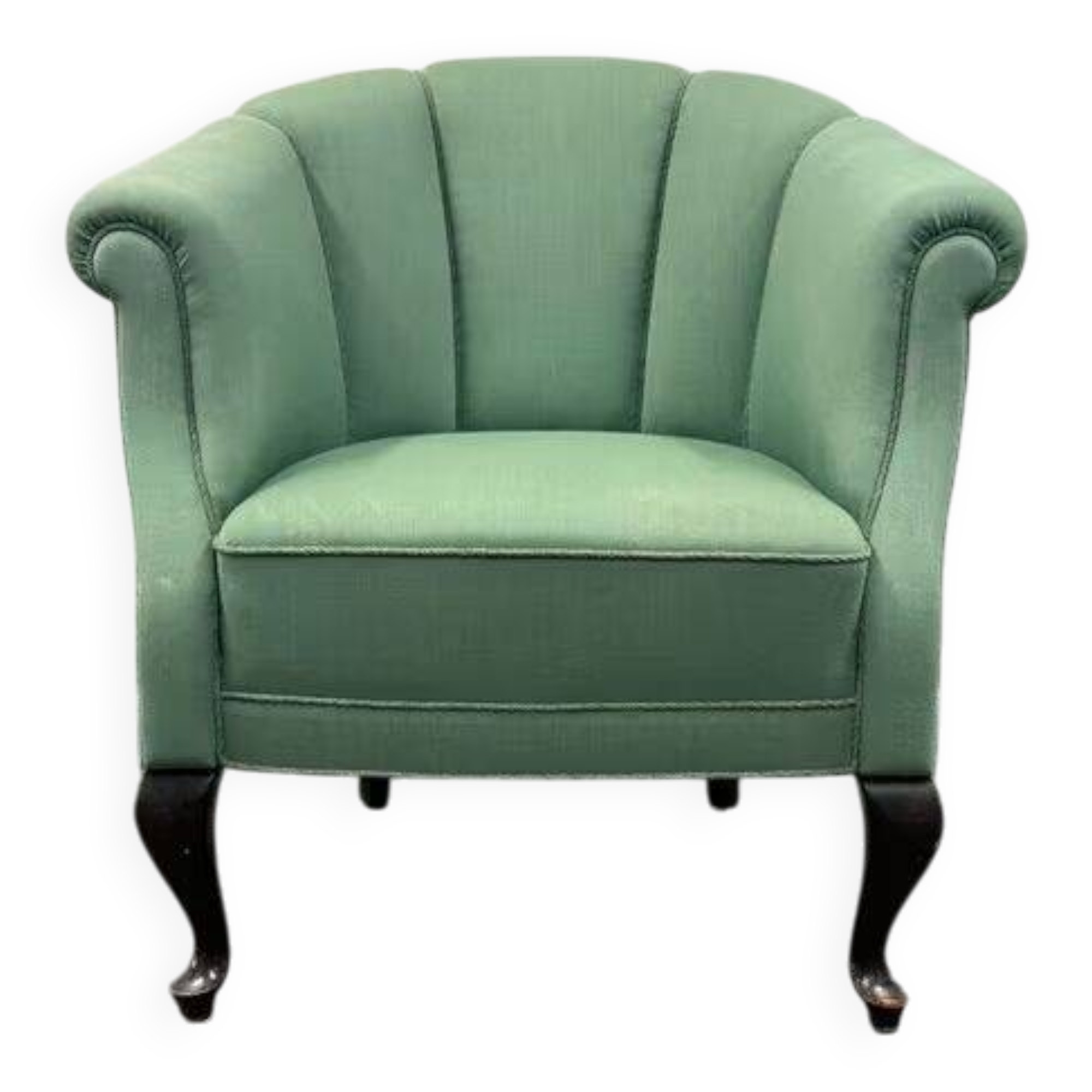 Danish Vintage Armchair (1955-60s) - Original Mint Green Fabric
