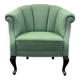 Danish Vintage Armchair (1955-60s) - Original Mint Green Fabric