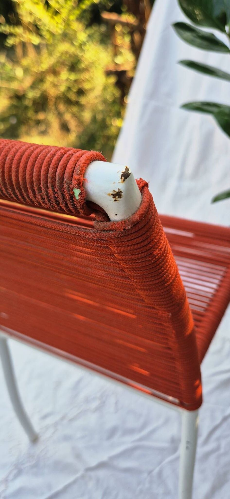 2 chaises enfant scoubidou - années 50