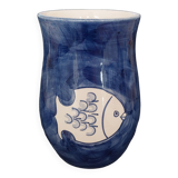 Vase or pot with utensils
