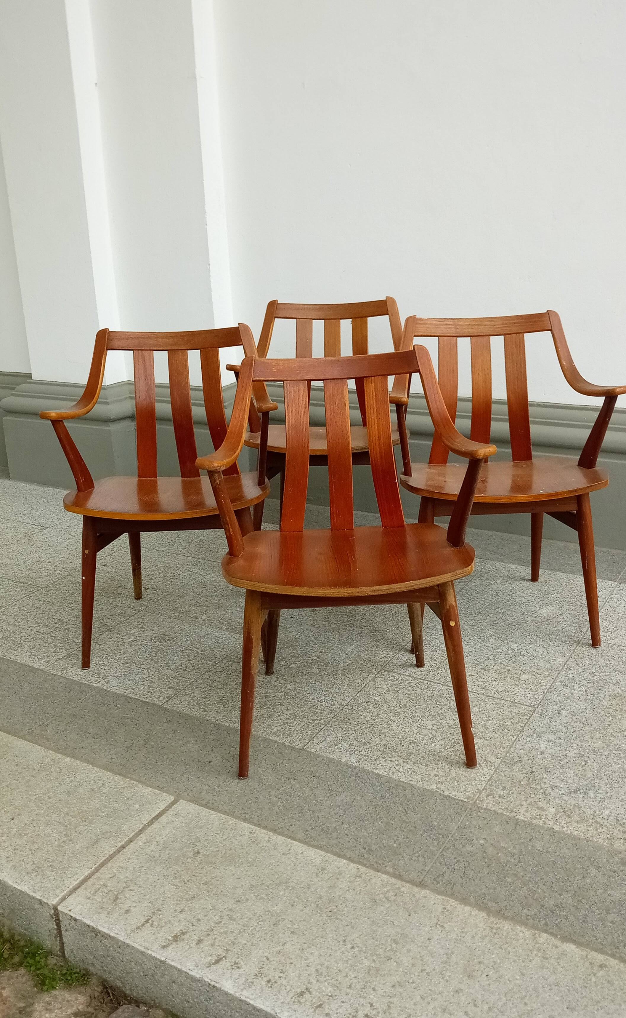 set of five armchairs by Cees Braakman für Pastoe