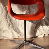 Vintage Lox Space Age orange armchair