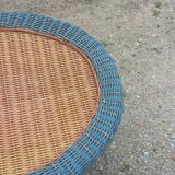 Two-tone rattan coffee table