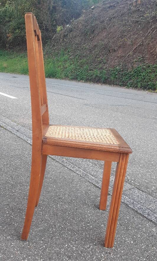 Lot de 6 chaises Art déco
