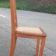 Lot de 6 chaises Art déco