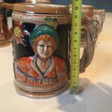 Set of 4 beer mugs