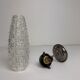 Vintage "diamond point" wall lights
