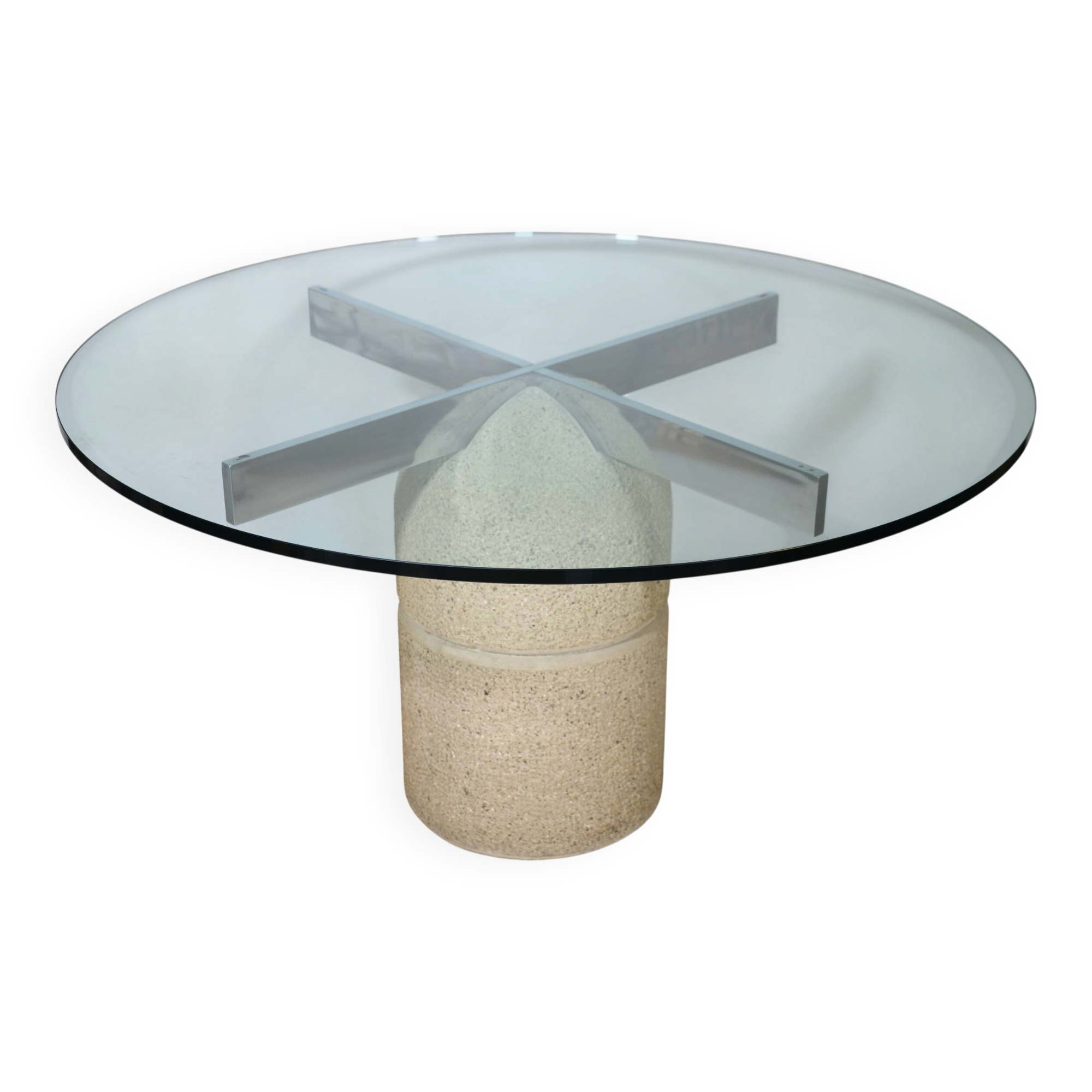 Paracarro Dining Table by Giovanni Offredi for Saporiti Italia, 1970s