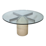 Paracarro Dining Table by Giovanni Offredi for Saporiti Italia, 1970s