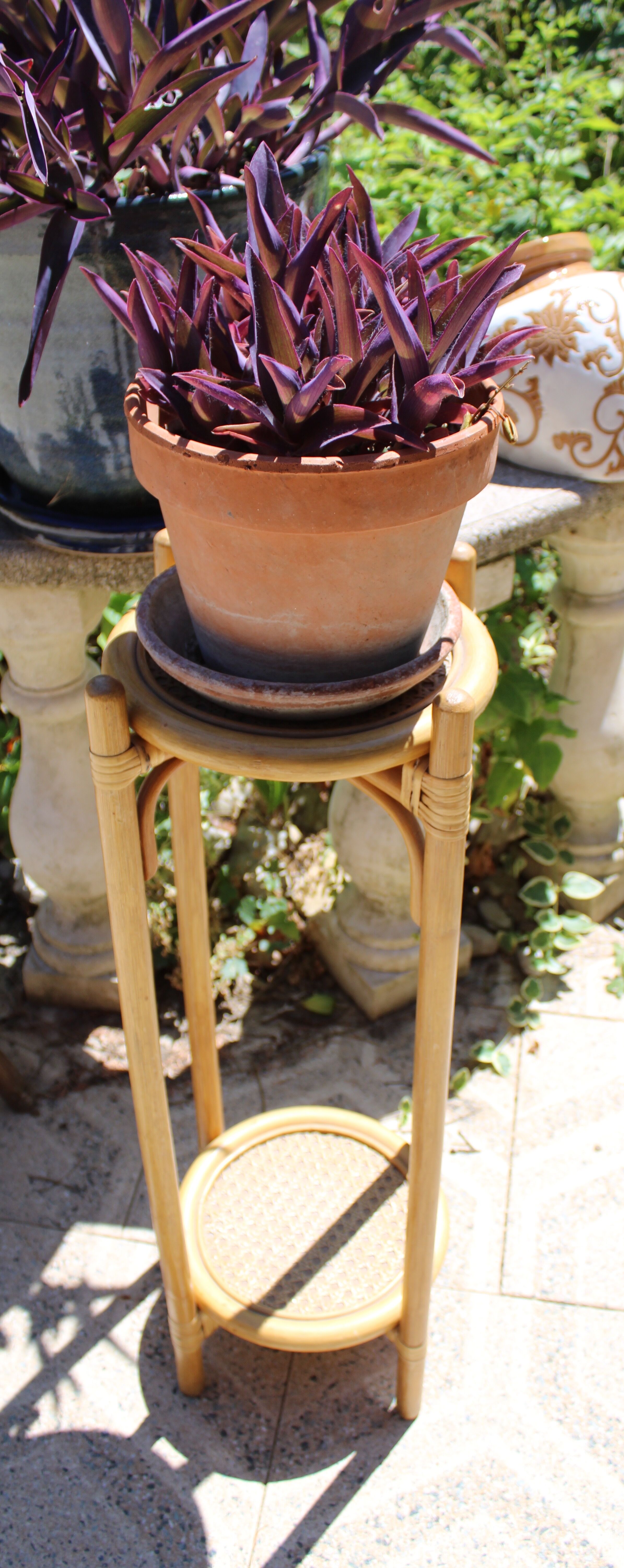 Vintage rattan harness