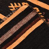 3x12 Pinstriped Kilim Runner Rug, 91x349Cm