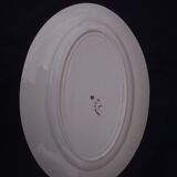 Flat oval red flower L 27 cm