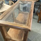 exotic wood counter display case