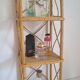 Bamboo wall shelf