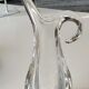 Vase soliflore en verre cristallin, par Flavio Poli pour Art Vannes France. Haut 32 cm