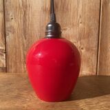 Vintage red opaline pendant light