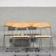 Quatre chaises Plia de Giancarlo Piretti pour Castelli