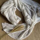 Vintage crochet bed top