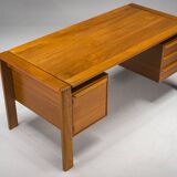 Mid-Century Teak Freestanding Desk from GV Møbler, 1960s