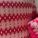 Cushion Kachin red beige 40x40 cm