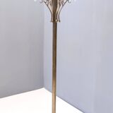 Brass and Glass Revolving Coat Rack, Italy