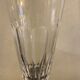 6 antique champagne flutes with cut sides
