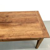 Solid walnut table - Tapered legs