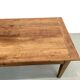 Table en noyer massif - Pieds Fuseaux