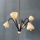 50s mid-century vintage lilac spider pendant lamp