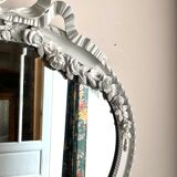 Antique stucco mirror