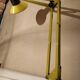 Articulated lamp of architect design vintage Italian 60s yellow