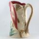 Former pichet barbotine clairefontaine "the poissons" majolica jug fish 19th