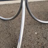 Vintage glass oval table