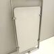 Rectangular Wall Mirror with Silver Glazed Metal Frame, Italy 1970s