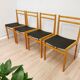 Chaises de salle à manger en bois scandinaves vintage - Branko Ursic STOL Kamnik, ensemble de 2