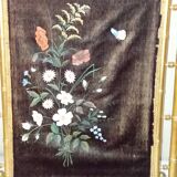 Ancient gold bamboo firescreen "Napoleon III"