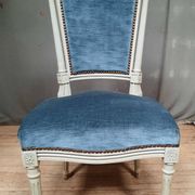Chaise  tapissée style Louis XVI