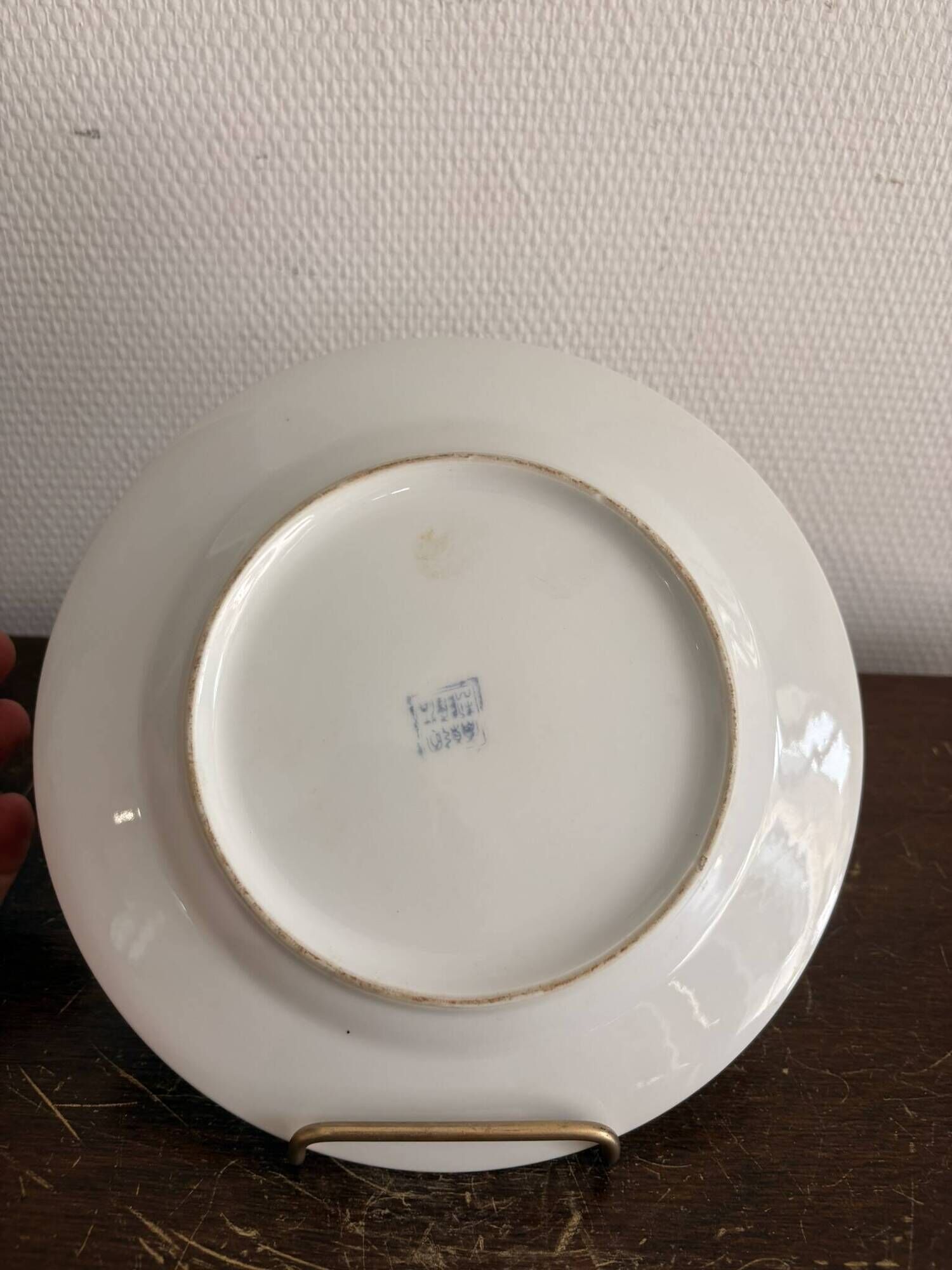 Ancient Plate War Cavalry Wucai Famille Verte Ming Qing Kangxi China