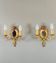 Pair of Louis XV Style Mirror Wall Sconces, 20th Century