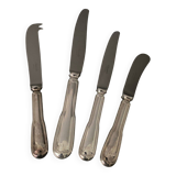 Set of 14 silver-plated knives from Christofle, uniplat model