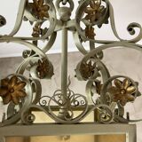 Wrought iron lantern