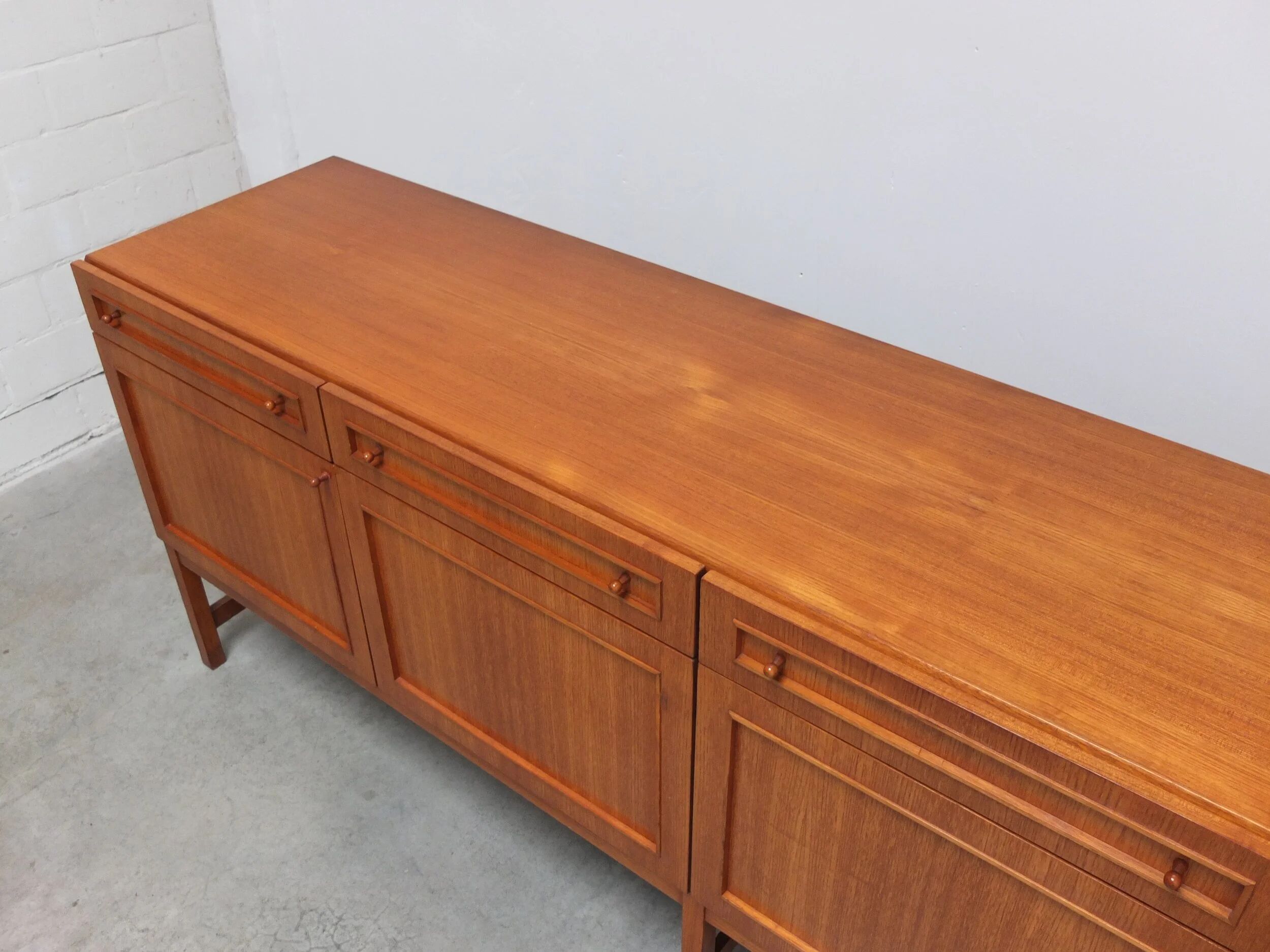 Large decorative sideboard by Oswald Vermaercke for V-Form, 1966