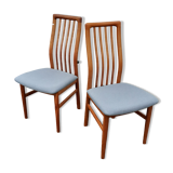 Pair of scandinavian chairs teak
