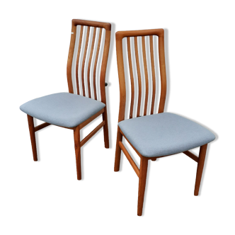 Pair of scandinavian chairs teak